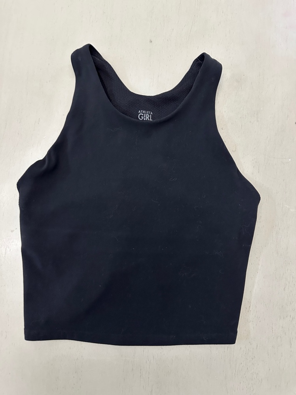 Athleta Girl Black Long Distance Bra Tank Top - excellent condition- medium 8/10